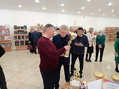 Перед началом участники актива посетили выставку достижений по итогам года.