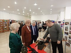 Перед началом участники актива посетили выставку достижений по итогам года.